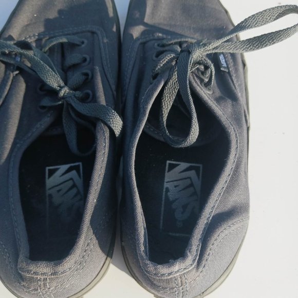 Vans Size 6 Black Kid's Sneaker Shoes - Picture 5 of 9